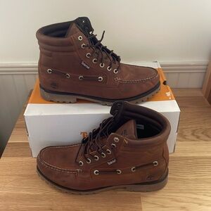 Timberland Oakwell Moc Toe Boot MD Brown Full Grain US 10.5